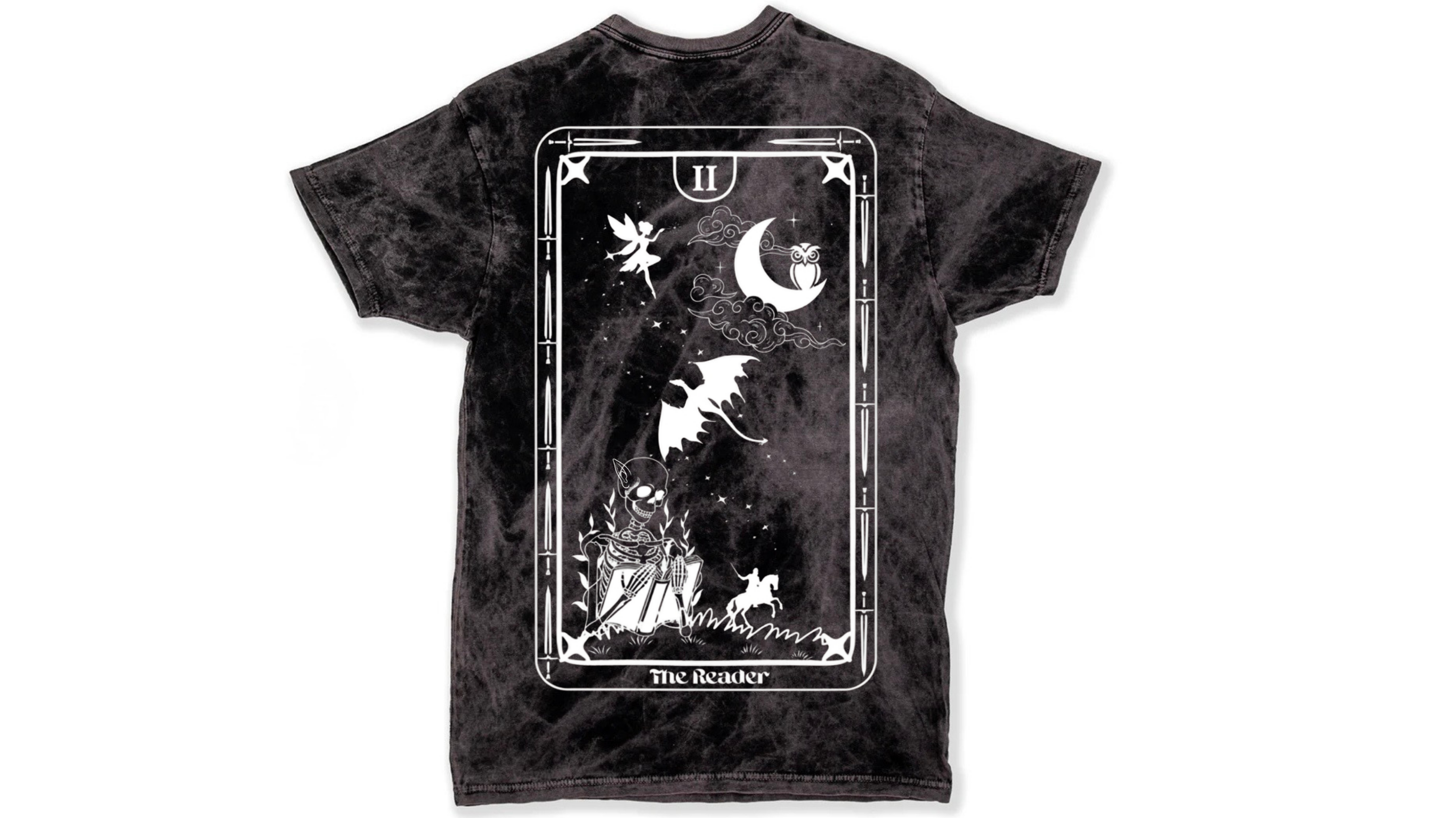 Crystal-Wash Fantasy Tarot Shirt