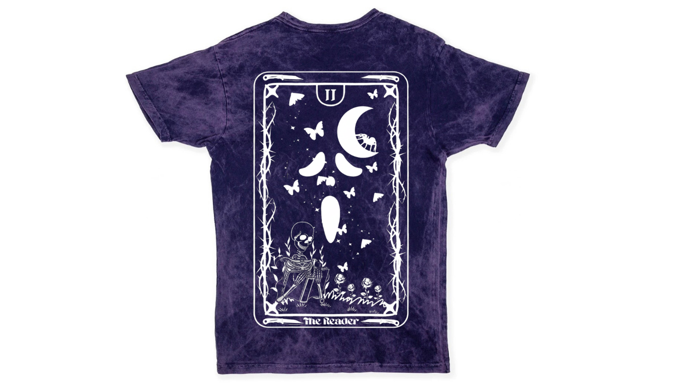 Crystal-Wash Dark Romance Shirt