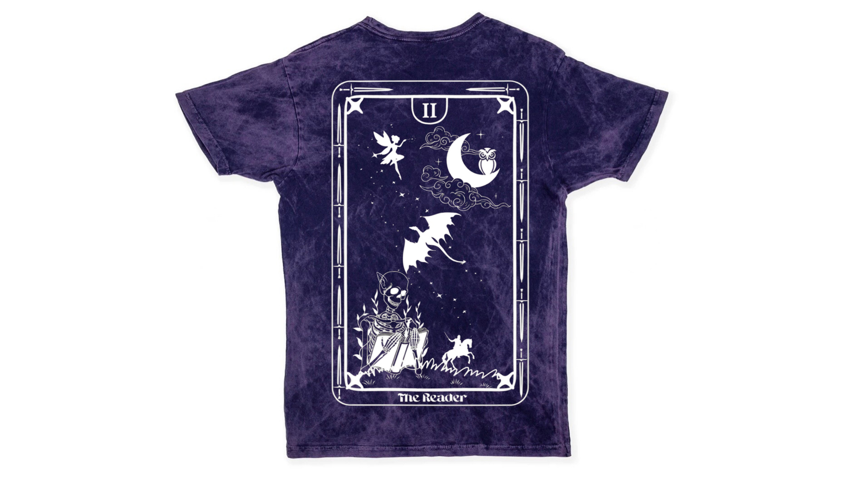 Crystal-Wash Fantasy Tarot Shirt