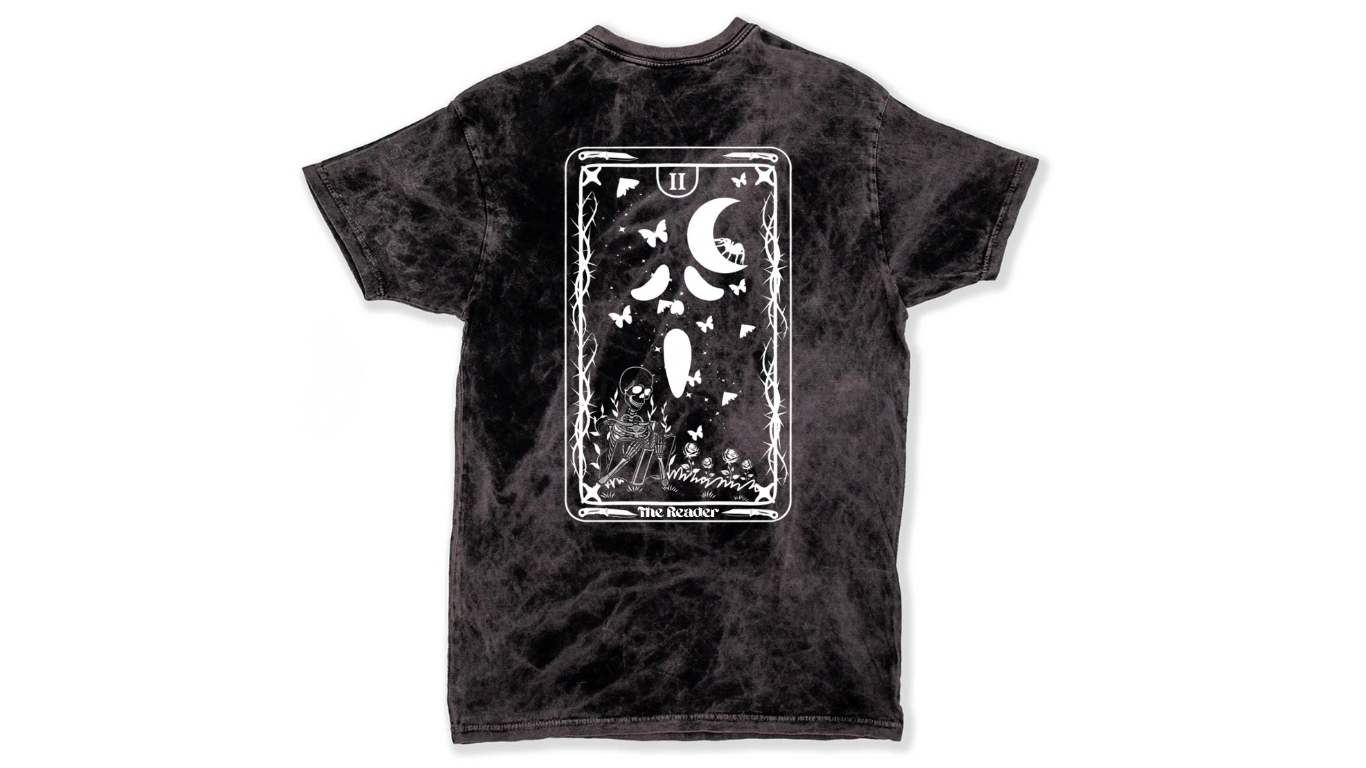 Crystal-Wash Dark Romance Shirt