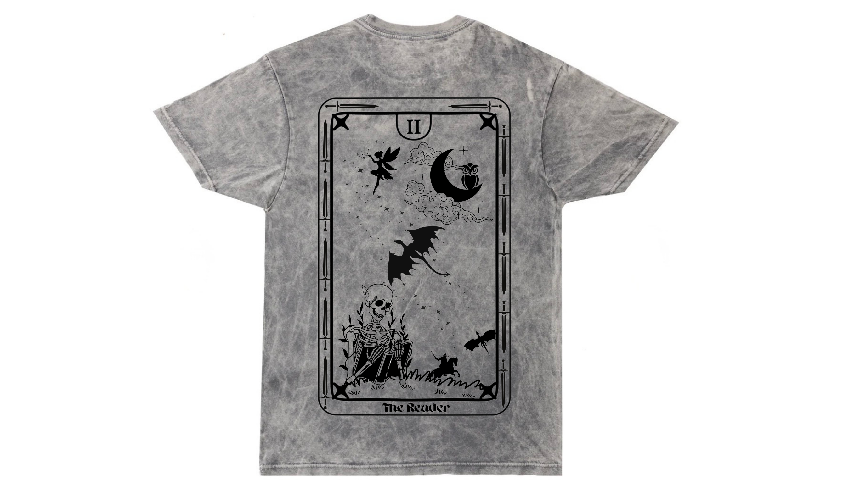 Crystal-Wash Fantasy Tarot Shirt